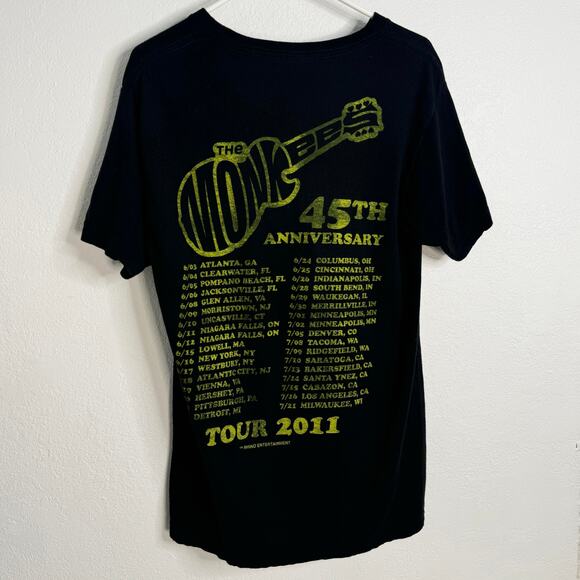 The Monkees 45th Anniversary Concert T-Shirt Double Sided Size Medium - Picture 9 of 9